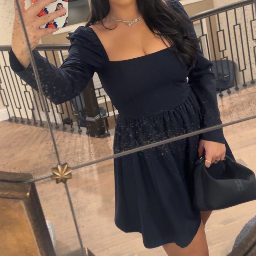 Aritzia Navy Mini Dress - size 6 - worn once for a party
